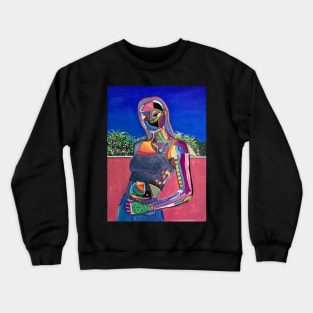 A surreal mix of fact and fantasy Crewneck Sweatshirt